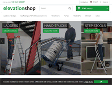 Tablet Screenshot of elevationshop.com